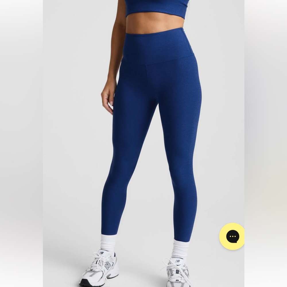 Beyond Yoga Spacedye Caught In The Midi High Waisted Legging - Marine Blue HeThe